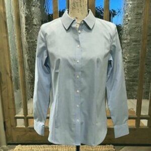 Talbot’s No-Iron Perfect Shirt–Oxford Blue–Size 6–NWT